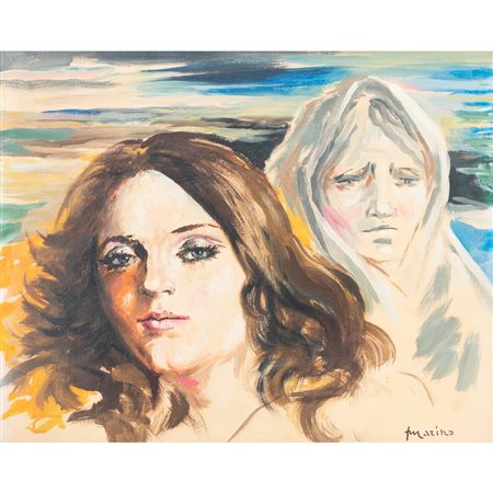 FRANCESCO MARINO, Olio su tela