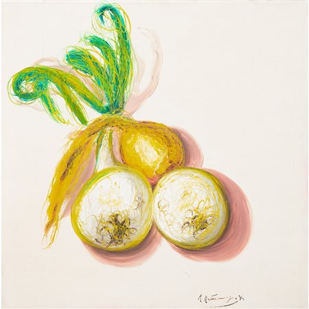 ANTONIO MASTRONUNZIO, Natura morta, Olio su tela