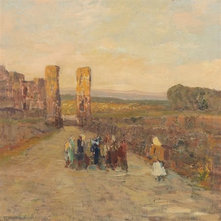 VINCENZO MARANO, Ritorno, Olio su tavoletta