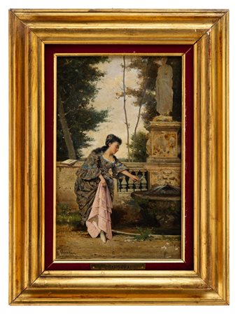 Guerrino Guardabassi - "Nobildonna alla fontana"
