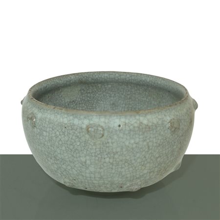 Lavapennelli cinese in porcellana Celadon, Song , Dinastia, Cina