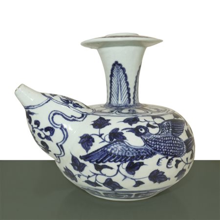 Teiera nei toni blu e bianco, Ming , Dinastia