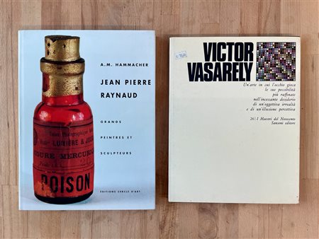 VICTOR VASARELY E JEAN PIERRE RAYNAUD - Lotto unico di 2 cataloghi