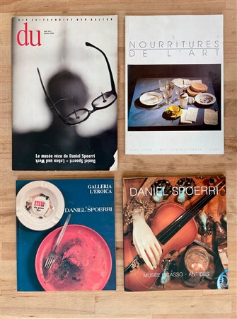 DANIEL SPOERRI - Lotto unico di 4 cataloghi