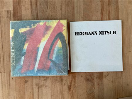 HERMANN NITSCH E GÉRARD ERNEST SCHNEIDER - Lotto unico di 2 cataloghi