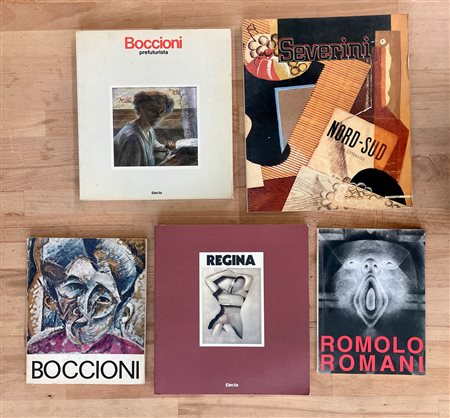 ARTISTI DEL FUTURISMO - Lotto unico di 5 cataloghi