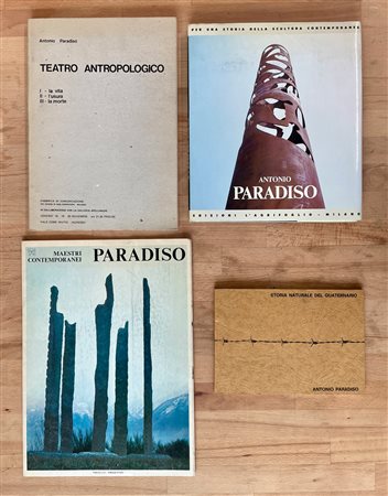 ANTONIO PARADISO - Lotto unico di 4 cataloghi