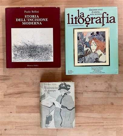 ARTE LITOGRAFICA, INCISIONI E STAMPE - Lotto unico di 3 cataloghi