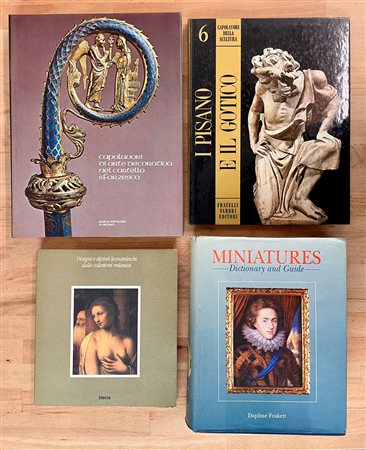 DIPINTI, SCULTURE E ARTE DECORATIVA - Lotto unico di 4 cataloghi