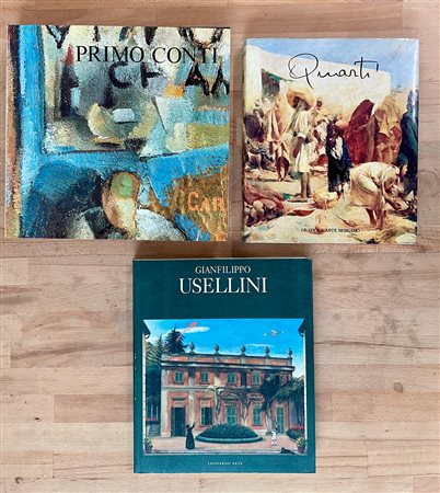 GIANFILIPPO USELLINI, PRIMO CONTI E ERNESTO QUARTI MARCHIÒ - Lotto unico di 3 cataloghi