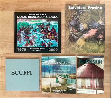 MARCELLO SCUFFI, SALVATORE PROVINO E GIOVAN FRANCESCO GONZAGA - Lotto unico di 5 cataloghi