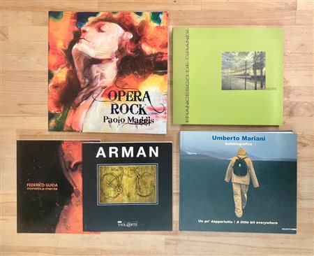 ARTE CONTEMPORANEA - Lotto unico di 5 cataloghi