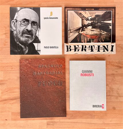 ARTISTI ITALIANI DEL DOPOGUERRA - Lotto unico di 4 cataloghi