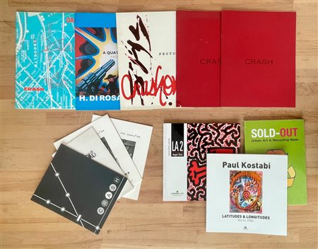 POP E STREET ART ITALIANA - Lotto unico di 12 cataloghi