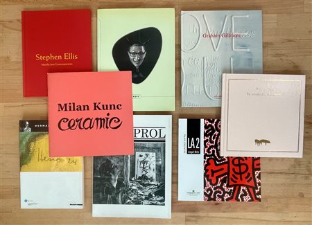 ARTE CONTEMPORANEA ITALIANA E INTERNAZIONALE - Lotto unico di 8 cataloghi