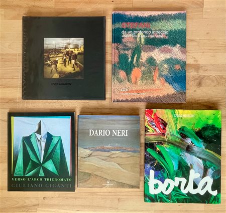 PITTURA ITALIANA CONTEMPORANEA - Lotto unico di 5 cataloghi