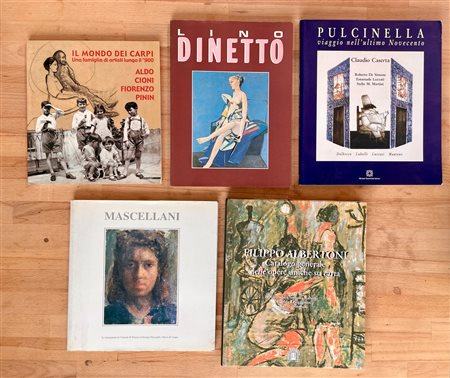 ARTE ITALIANA DEL DOPOGUERRA - Lotto unico di 5 cataloghi