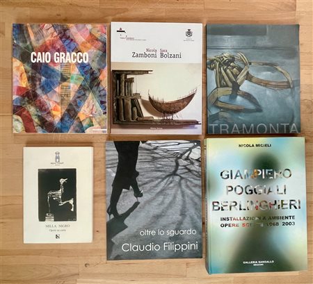 ARTISTI ITALIANI DEL XXI SECOLO - Lotto unico di 6 cataloghi