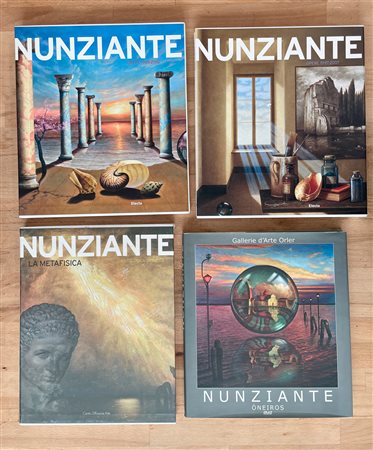 ANTONIO NUNZIANTE - Lotto unico di 4 cataloghi