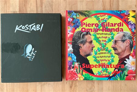 PIERO GILARDI, OMAR RONDA E MARK KOSTABI - Lotto unico di 2 cataloghi