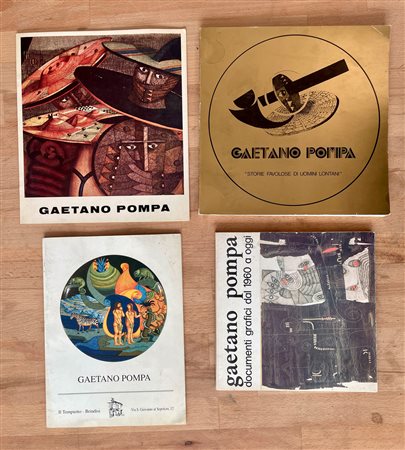GAETANO POMPA - Lotto unico di 4 cataloghi