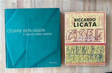 CESARE BERLINGERI E RICCARDO LICATA - Lotto unico di 2 cataloghi