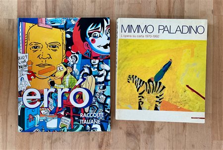 MIMMO PALADINO E ERRÓ - Lotto unico di 2 cataloghi