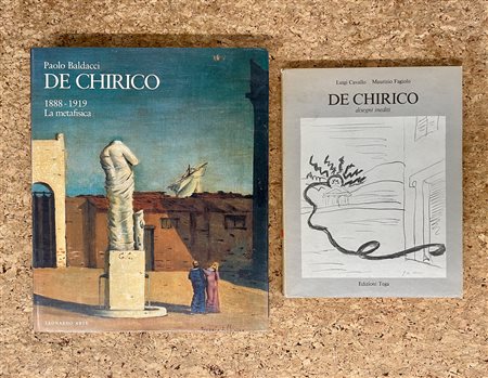 GIORGIO DE CHIRICO - Lotto unico di 2 cataloghi