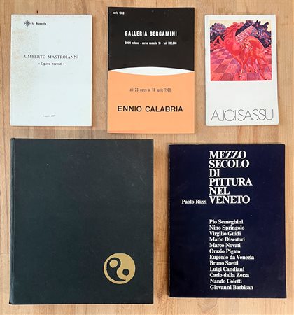 ARTE DEL DOPOGUERRA - Lotto unico di 5 cataloghi: