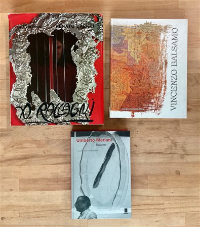 UMBERTO MARIANI, VINCENZO BALSAMO E ANDREA RACCAGNI - Lotto unico di 3 cataloghi