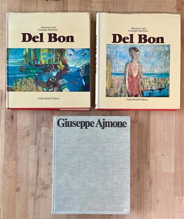 GIUSEPPE AJMONE E ANGELO DEL BON - Lotto unico di 3 cataloghi