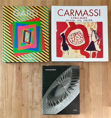 MARCELLO MORANDINI, ARTURO CARMASSI E FERRUCCIO GARD - Lotto unico di 3 cataloghi