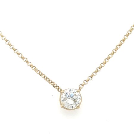 GIROCOLLO IN ORO GIALLO 2.69 GR CON DIAMANTI - DH-P199