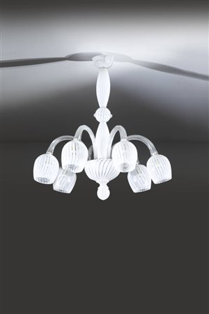 AURELIANO TOSO<BR>Lampadario a sei braccia