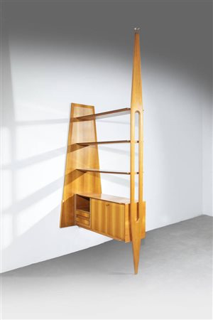 VITTORIO DASSI<BR>Libreria a parete bifacciale