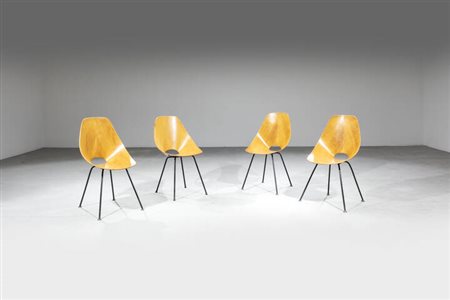 VITTORIO NOBILI<BR>Quattro sedie mod. Medea