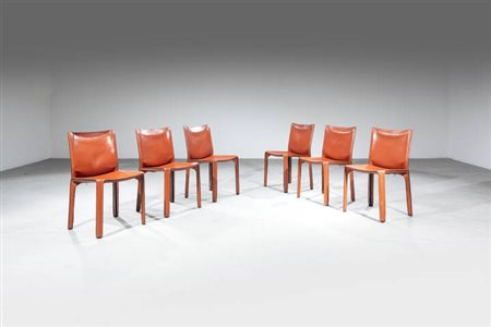 MARIO BELLINI<BR>Sei sedie mod, Cab 412