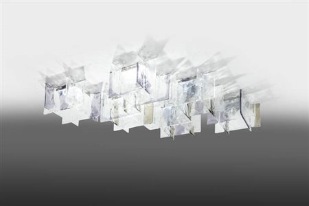 CARLO NASON<BR>Sei plafoniere modari mod. ICE