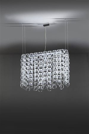 ANGELO MANGIAROTTI<BR>Lampada a sospensione mod. Giogali