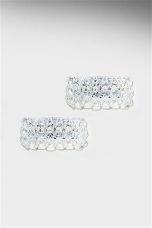 ANGELO MANGIAROTTI<BR>Coppia di appliques mod. Giogali