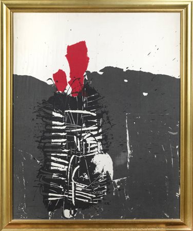 EMILIO SCANAVINO<BR>Genova 1922 - 1986 Milano<BR>"Senza titolo" 1952