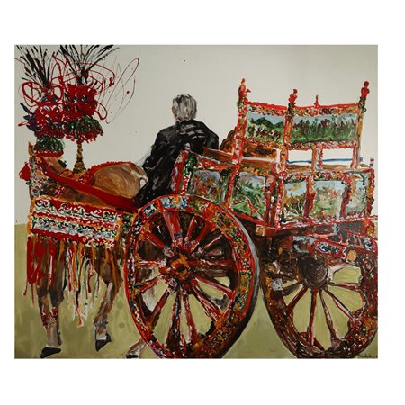 Antonio  Nicoletti (Catania 30/4/1953)  - Guido e il carretto, 2019