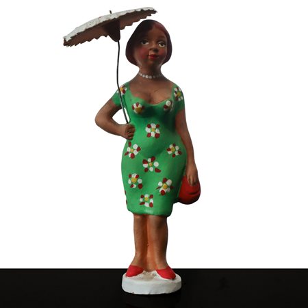 Fischietto a guisa di donna con ombrello, 1985