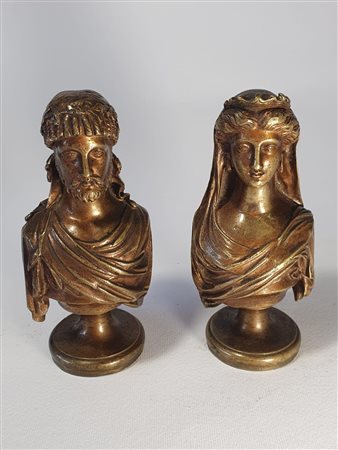 Busti di imperatore e imperatrice