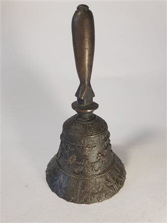 Campanello da scrivania istoriato