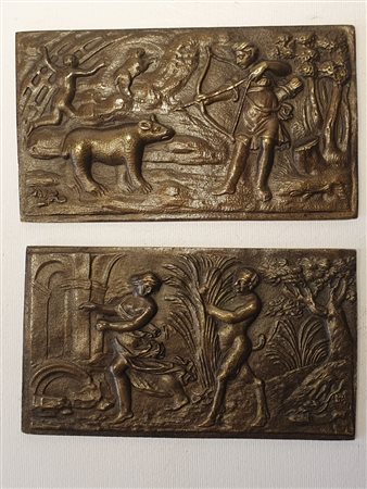 Due placchette a tema mitologico