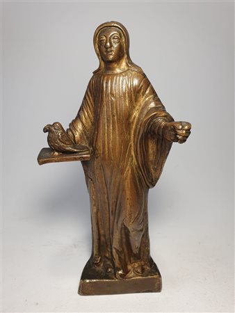 Figura allegorica con uccello