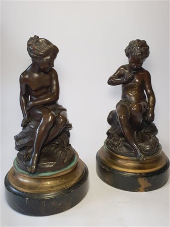Coppia di fanciulli (dal modello di Falconet)