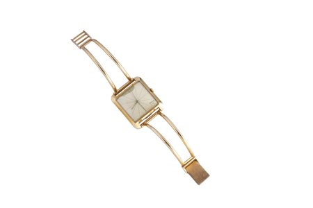 DOXA GRAFIC - Orologio carrè anni 40/50 in oro giallo 18k .