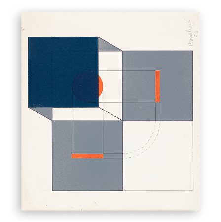 AGOSTINO BONALUMI (1935-2013) - Progetto, 1973